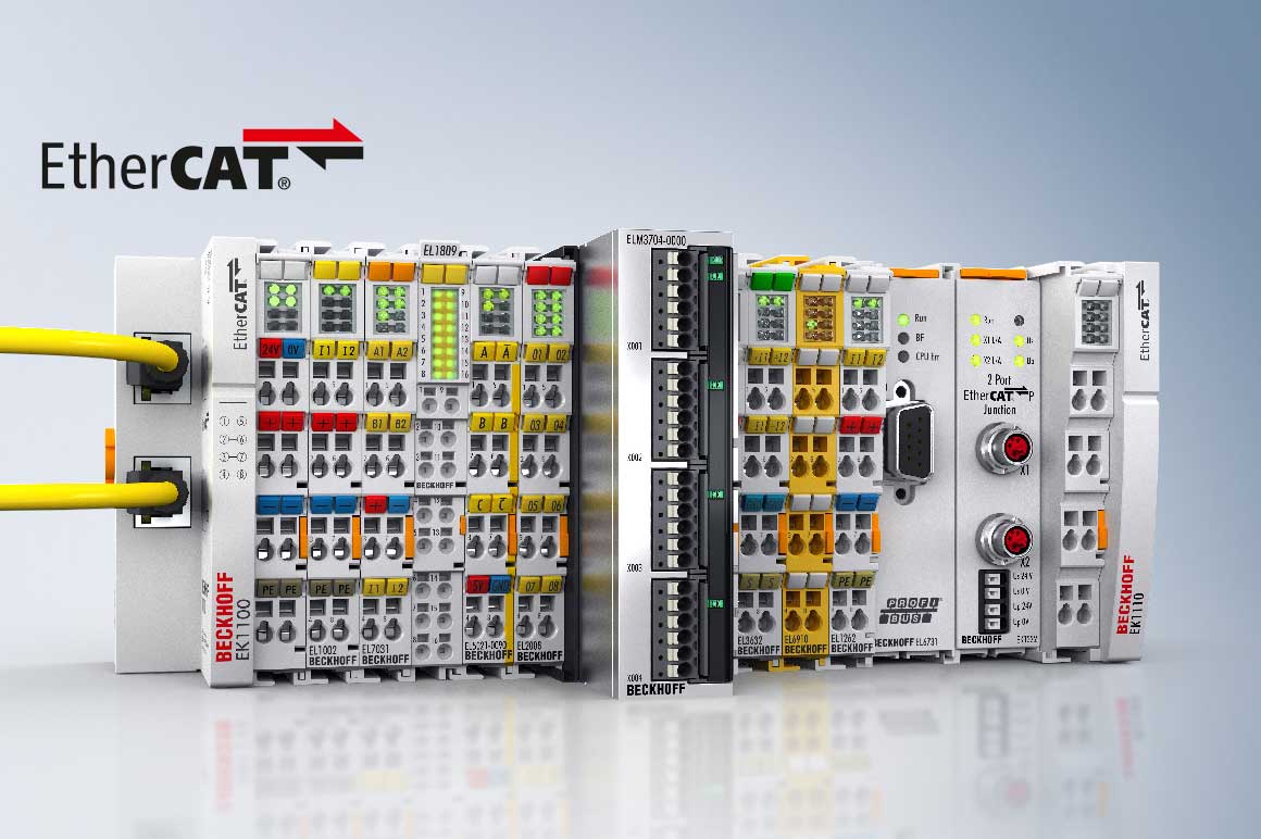 EtherCAT 端子模块系统可为实现自动化技术领域中的各种任务和挑战提供多样化解决方案：几乎可为所有类型的信号和每个应用领域提供合适的产品。其它现场总线协议也可以集成到 EtherCAT 网络中。