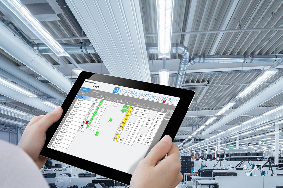 TwinCAT 3 照明解决方案可以使用 Excel 文件简单方便地进行配置，简化了从开发到维护等所有工作流程。