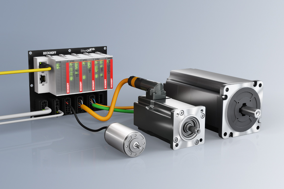 倍福的紧凑型驱动技术为半导体行业提供了高效且节省空间的解决方案。集成到模块化 I/O 系统中，可降低复杂性，减少空间需求。