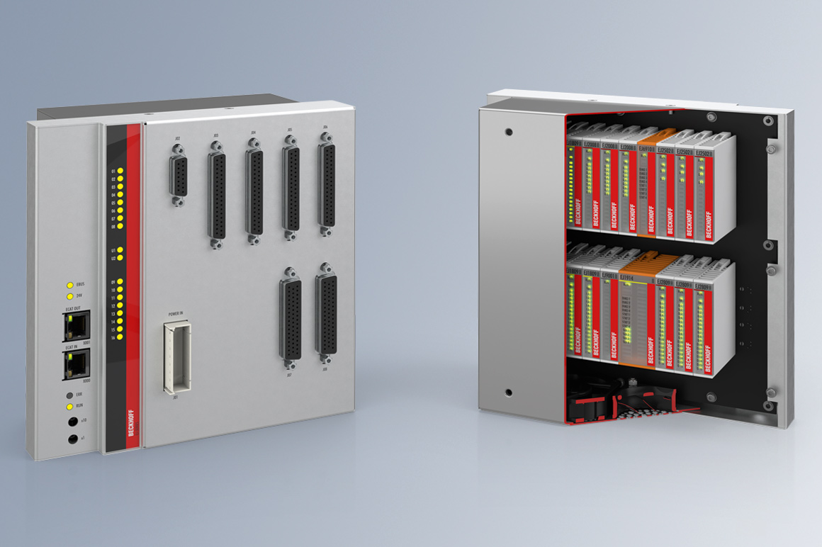 EJ 模块可以集成到一个非常紧凑的壳体中，甚至可以放置在极为狭小的安装空间内。