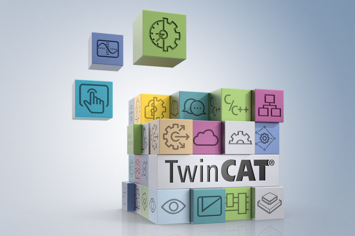 提供适用于各种应用场景的丰富功能：TwinCAT 控制平台  