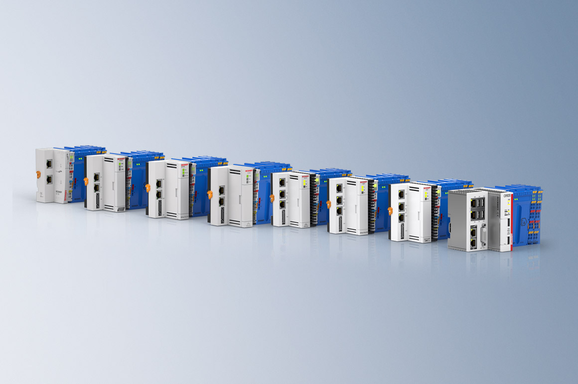 倍福组件支持各种通信协议，可以集成到所有工业过程控制系统中。并可以通过合适的现场总线耦合器或通过 CX 系列嵌入式控制器建立连接。   