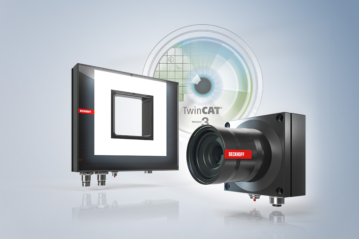 相机、镜头、光源和 TwinCAT Vision 软件构成完整的机器视觉产品系列，它们能够模块化组合，并根据每个具体应用量身定制。