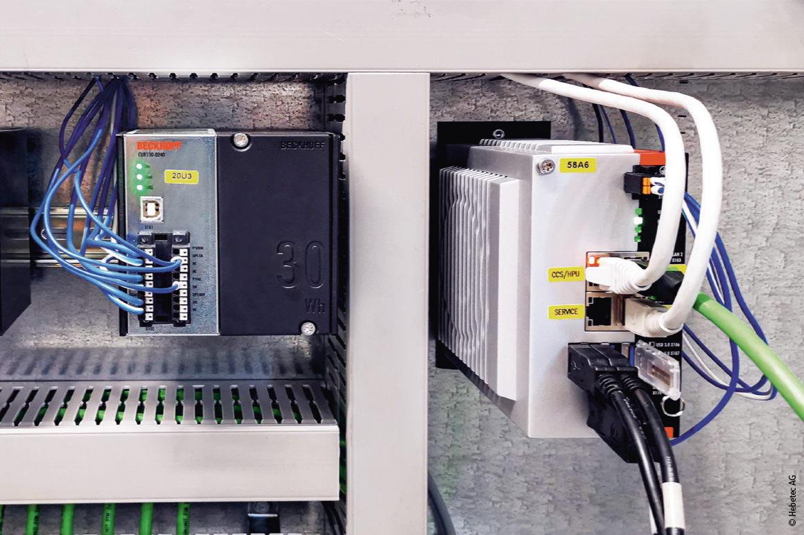 TwinCAT 软件与 C6030 超紧凑型工业 PC 协同控制多台千斤顶，实现对隧道管节的精确调平、匀速加压和精准对齐