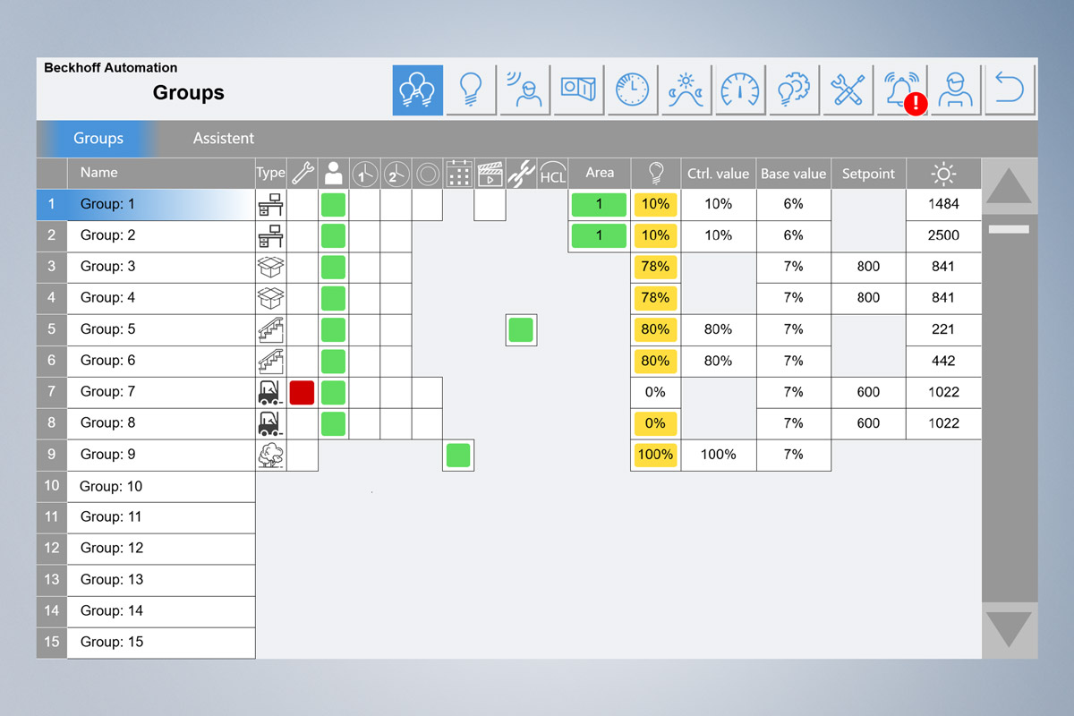 在更换设备换时（DALI 控制装置或 DALI-2 输入设备），出故障的旧设备的地址会被自动配置为新接入的 DALI 设备地址。