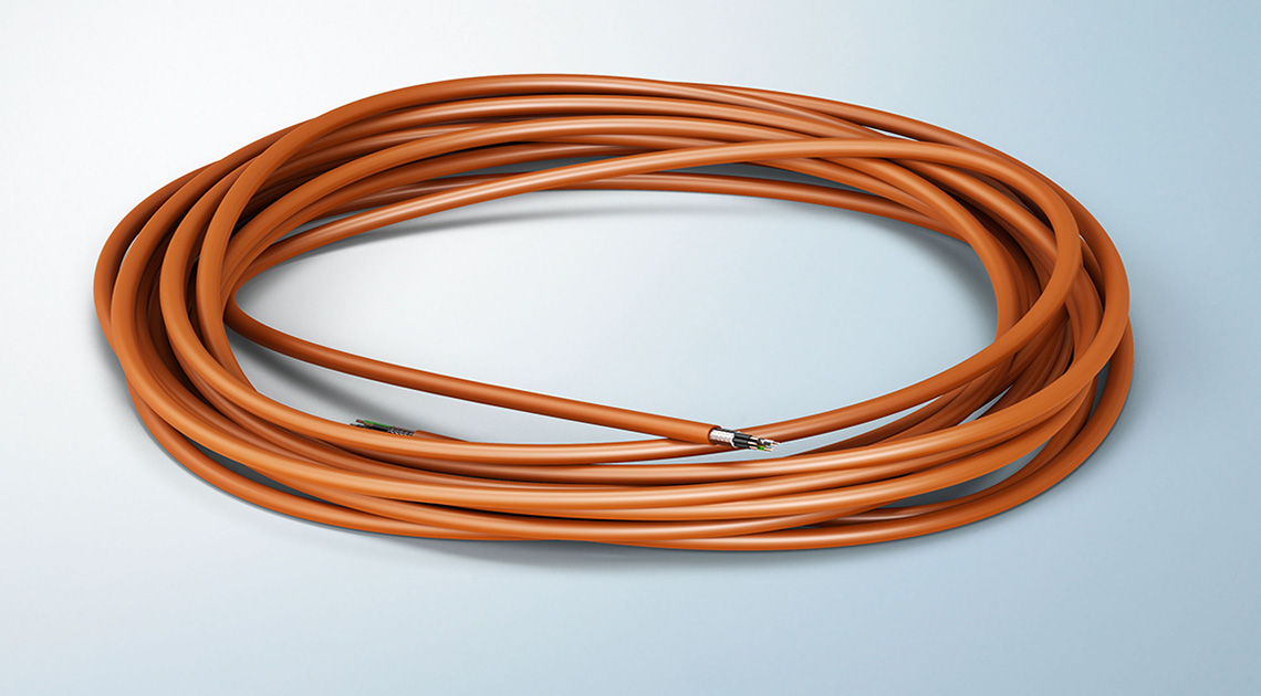 可提供 5、10、25、50 或 100 米的预切割电缆卷，或按 1 米长度出售。