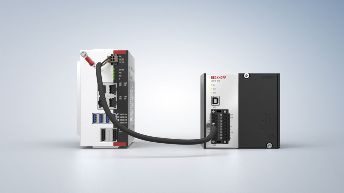 这些模块可为倍福组件提供不间断电源 (UPS)。