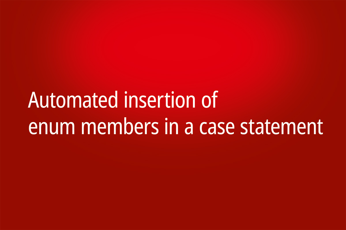 本视频展示了 TwinCAT PLC++ 如何通过代码操作自动将所有枚举成员插入到 CASE 结构中。每个枚举值都会作为独立分支创建，并附带占位符，这为编写逻辑代码提供了绝佳的起点。若后续对枚举进行了修改，只需再次使用此代码操作，即可随时更新并完善生成的程序结构。优势：秒级生成完整的 CASE 结构，更高的代码质量，以及针对复杂状态机更优的可维护性。