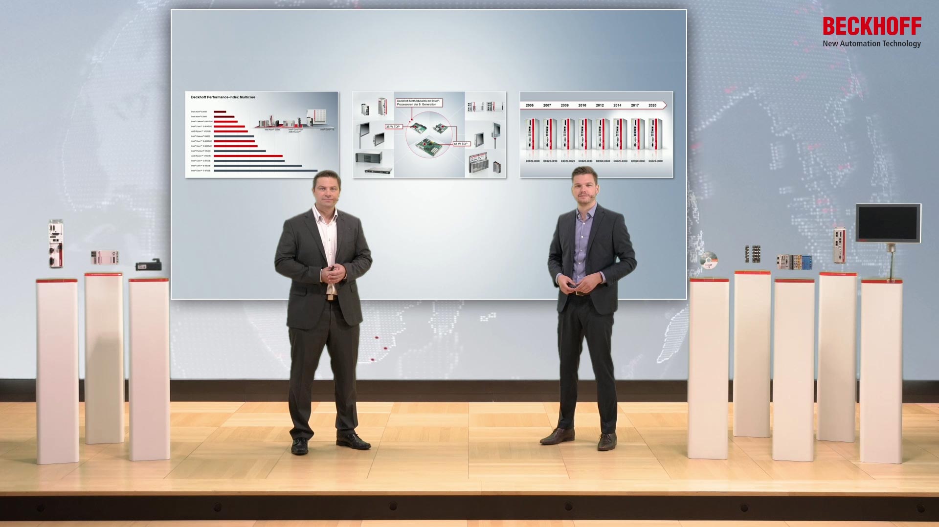 倍福可为各类应用提供不同性能等级和外观样式的 PC，在计算性能方面具有极高的可扩展性。