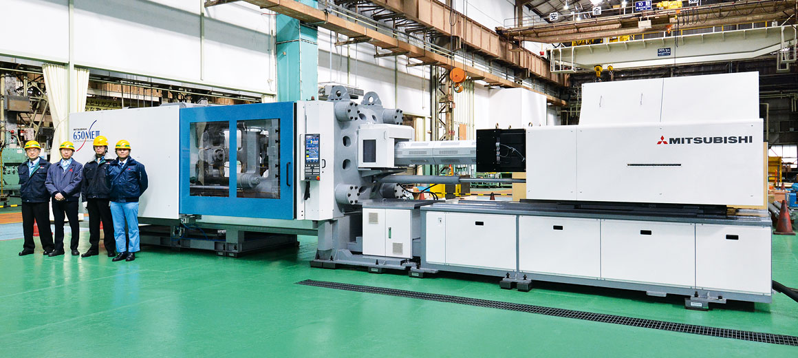Mitsubishi Heavy Industries Plastic Technology, Japanese manufacturer of injection molding machines, takes advantage of the open control architecture offered by Beckhoff. © Mitsubishi Heavy Industries Plastic Technology